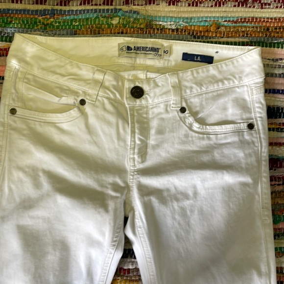 Americanino Cream LA Skinny Butt Lifting Pants-#1826 - Picture 2 of 13